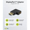 Goobay DisplayPort 90° vasak nurgaadapter