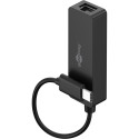 Goobay USB-C Ethernet Adapter, black