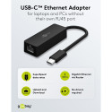 Goobay USB-C Ethernet Adapter, black