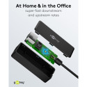 Goobay USB-C Ethernet Adapter, black