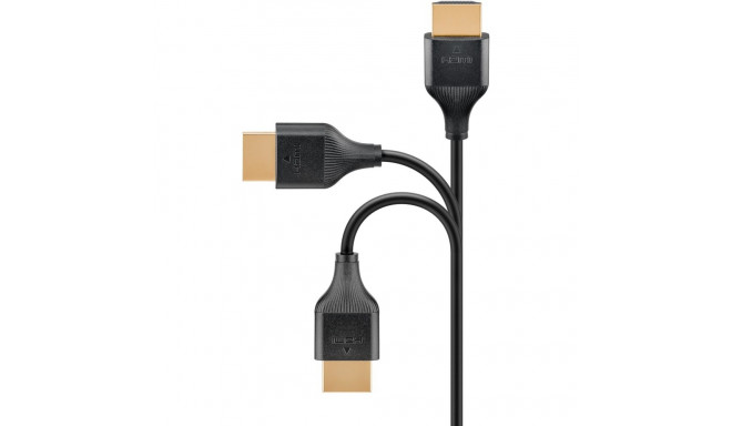 Goobay Slim HDMI High Speed Cable with Ethernet 3 m