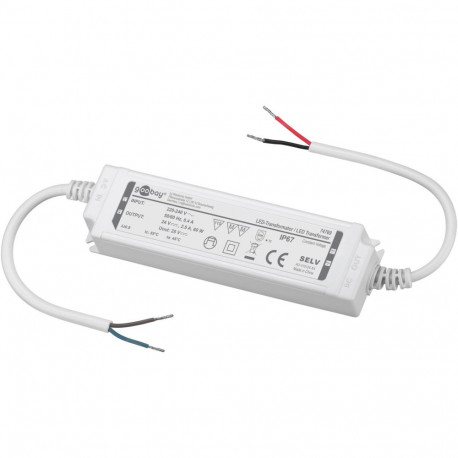 Goobay LED Transformer 24 V (DC) (DC), 60 W, IP67