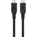 Goobay USB-C kaabel 1m, must