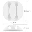 Goobay Cable Management Set, White white