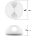 Goobay Cable Management Set, White white