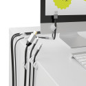 Goobay Cable Management Set, White white