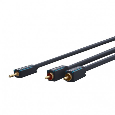 Clicktronic 3.5 mm AUX–RCA adapterkaabel, stereo 7,5 m