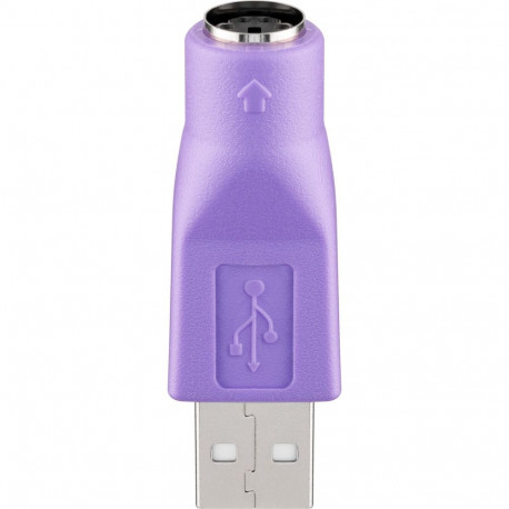 Goobay USB-A to PS/2 Adapter violet