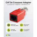 Goobay RJ45 crossover modulaaradapter CAT 5e