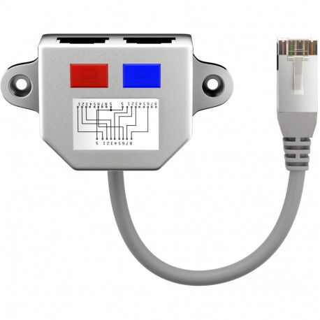 Goobay LAN Cable Distributor (Network Coupler), Y-Adapter