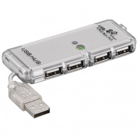Goobay 4-portiline USB jaotur USB 2.0 suure kiirusega