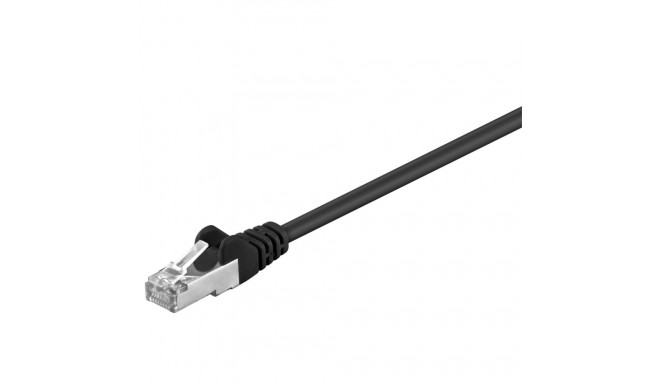 Goobay CAT 5e Patch Cable, SF/UTP, black 25 m