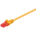 Goobay CAT 6 Patch kaabel, U/UTP, kollane 10 m