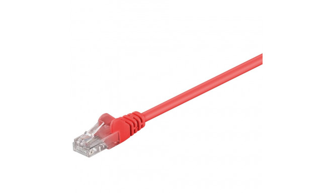 Goobay CAT 5e Patch Cable, U/UTP, red 7.5 m