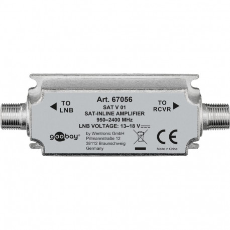 Goobay SAT Inline Amplifier 950 MHz - 2400 MHz