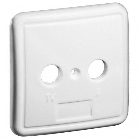 Goobay 2-hole Cover Plate for Antenna Wall Sockets