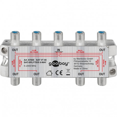 Goobay SAT Distributor, 8-way 8