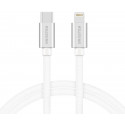 Swissten kaabel USB-C - Lightning Textile Quick Charge 3.1 Data&Charging 2m