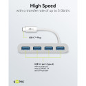 Goobay 4 pordiga USB-C multiport adapter