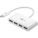 Goobay 4 pordiga USB-C multiport adapter