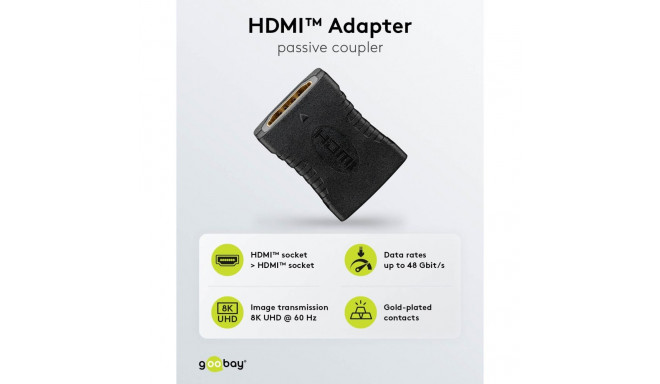 Goobay HDMI Adapter (Coupling)
