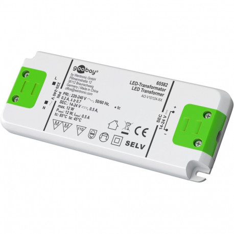 Goobay Constant Current LED Transformer 500 mA, 12 W