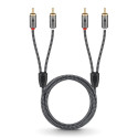 Goobay Stereo RCA Cable, 5 m 5 m