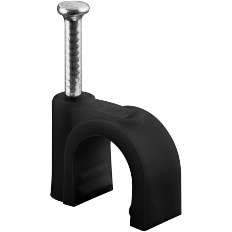 Goobay Cable Clip 9 mm, black 9 mm