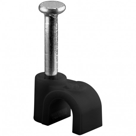 Goobay Cable Clip 4 mm, black 4 mm