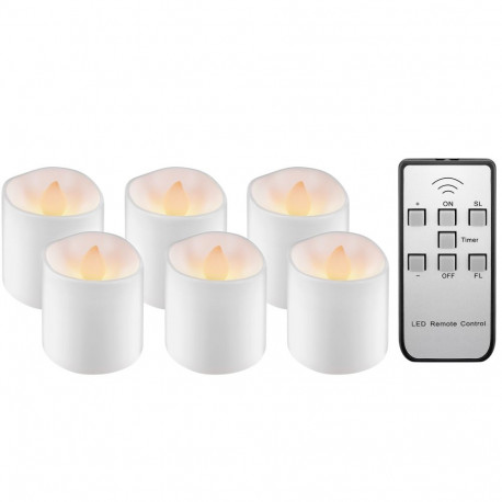 Goobay Set of 6 LED Tea Lights
