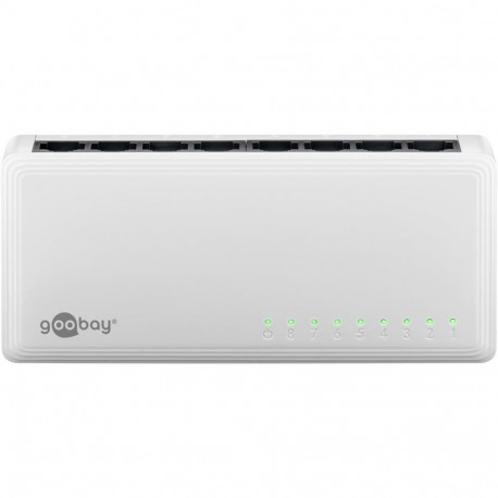 Goobay 8-portine gigabit ethernet lüliti