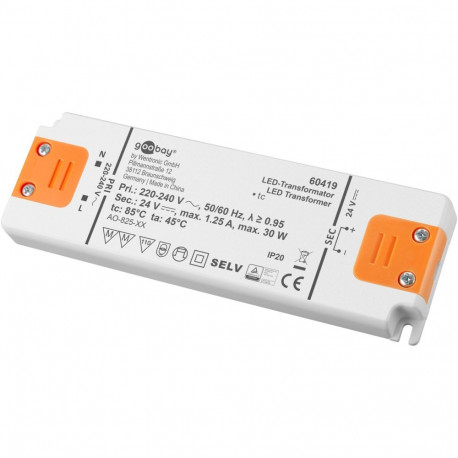 Goobay LED Transformer 24 V (DC) (DC), 30 W