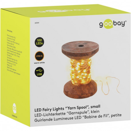 Goobay LED Light Chain "Yarn Bobbin", small