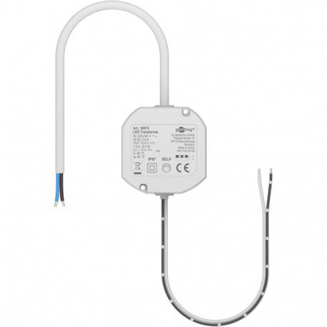 Goobay LED Transformer 12 V (DC) (DC), 12 W, IP67