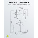 Goobay TV Floor Stand (L)