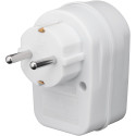 Goobay Surge-Protected Socket Adapter