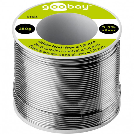 Goobay professionaalne pliivaba jootetina, ø 1.0 mm, 250 g
