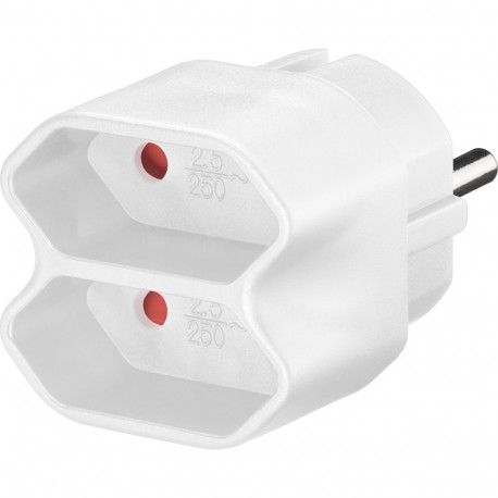 Goobay Socket Adapter white