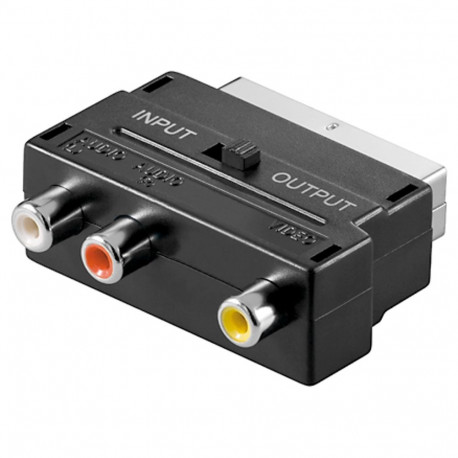 Goobay Scart Adapter (IN/OUT) SCART male (21-pin)