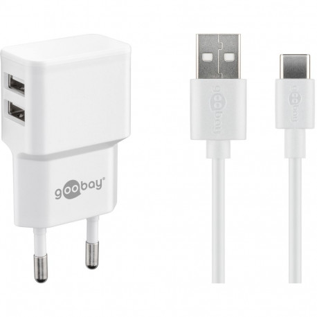 Goobay 12 W USB-C Charger Set