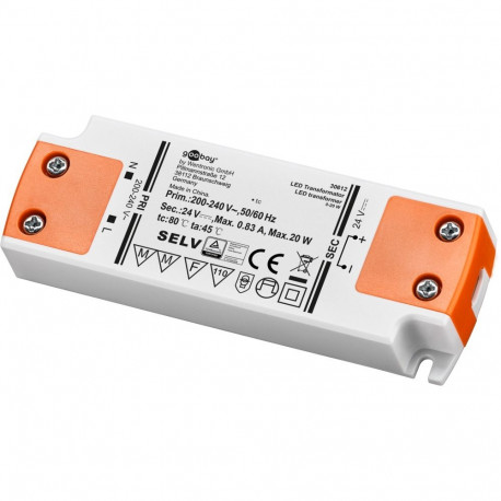 Goobay LED trafopinge 24 V (DC) (DC), 20 W