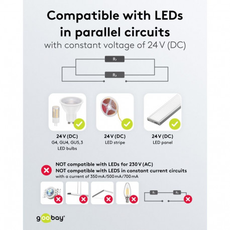 Goobay LED trafopinge 24 V (DC) 30 W
