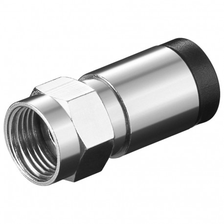 Goobay F-kompressioonpistik 7.0 mm (100 tk)
