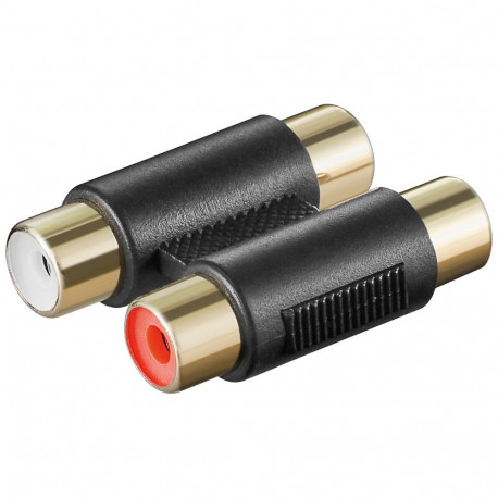 Goobay 2x RCA Adapter gold-plated (10 tk)