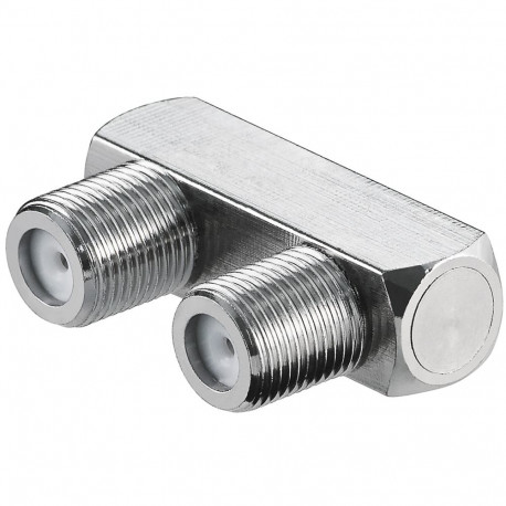 Goobay U-kujuline F-konnektor, F-pesa > F-pesa (10 tk)