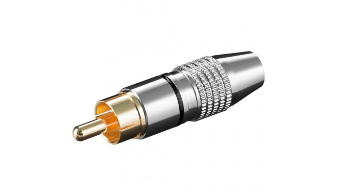 Goobay RCA must pistik (10 tk)