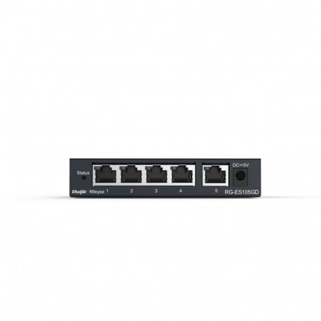 Ruijie Networks võrgulüliti RG-ES105GD mittehallatav Gigabit Ethernet (10/100/1000), must