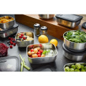 GEFU 12776 food storage container Rectangular 2.6 L Black, Stainless steel 1 pc(s)