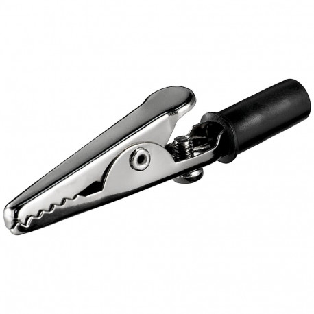 Goobay Tools must kruviga krokodillklemm (10 tk)