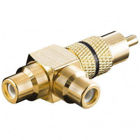 Goobay RCA Y-adapter must